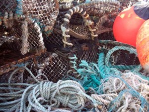 Crab Pots and Fishing Equipment in Crinan Harbour